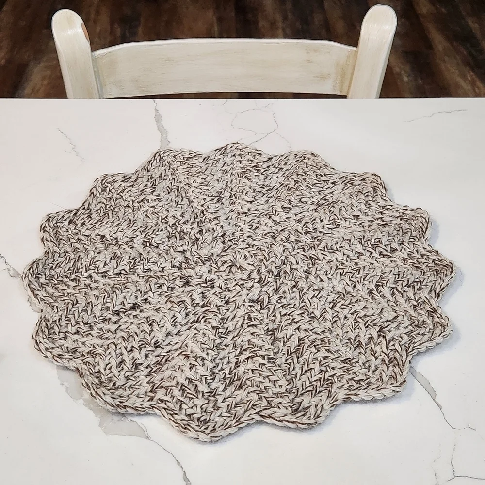 Handmade 4 Crochet Placemats